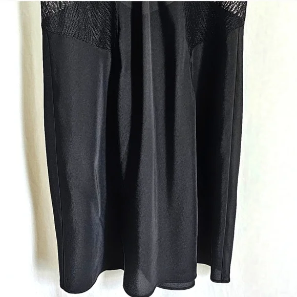 Calvin Klein Black Floral Lace Slip Dress - Picture 11 of 15